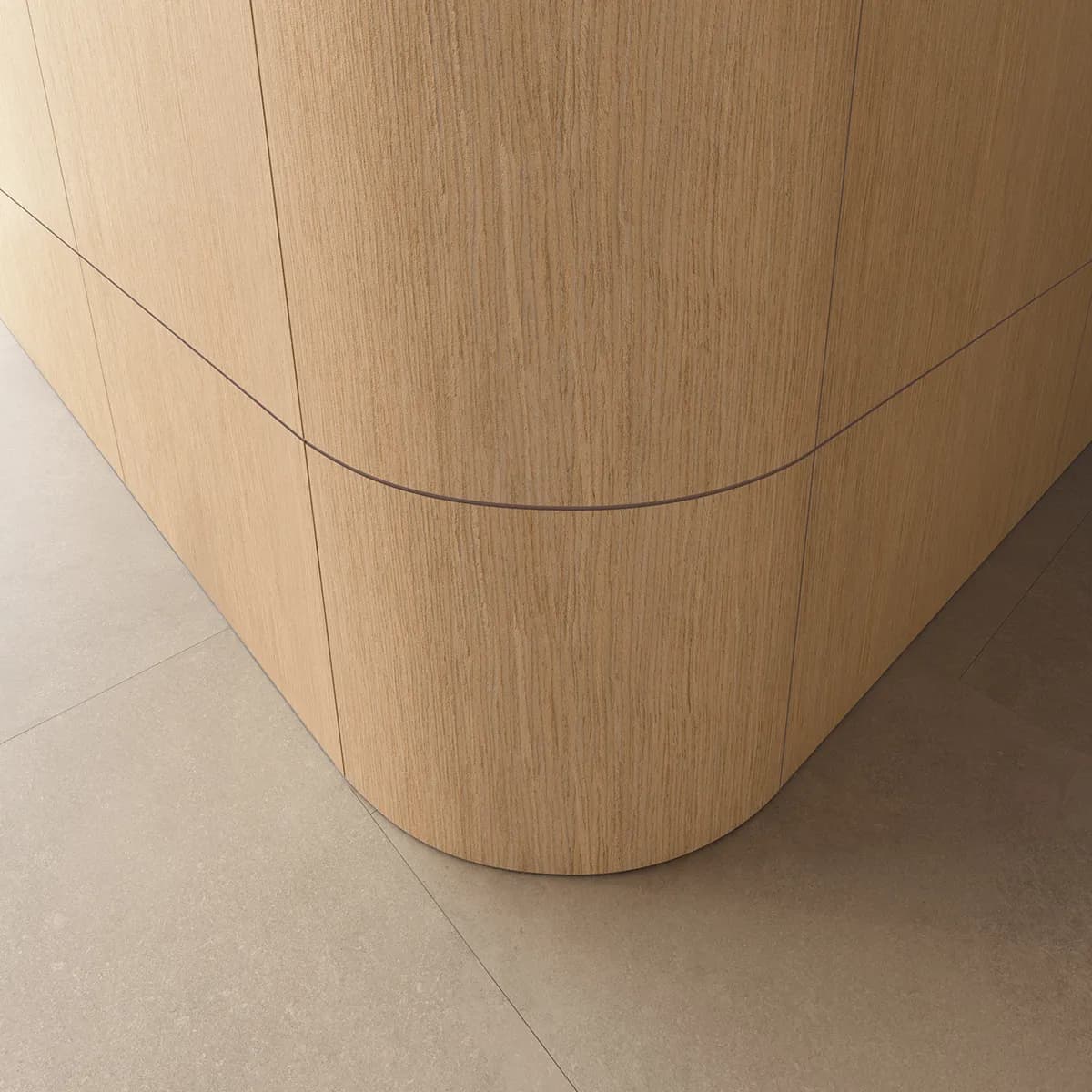 Curved wall paneling thumbnail 2