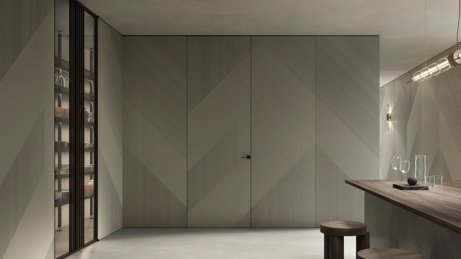 Carven wall paneling