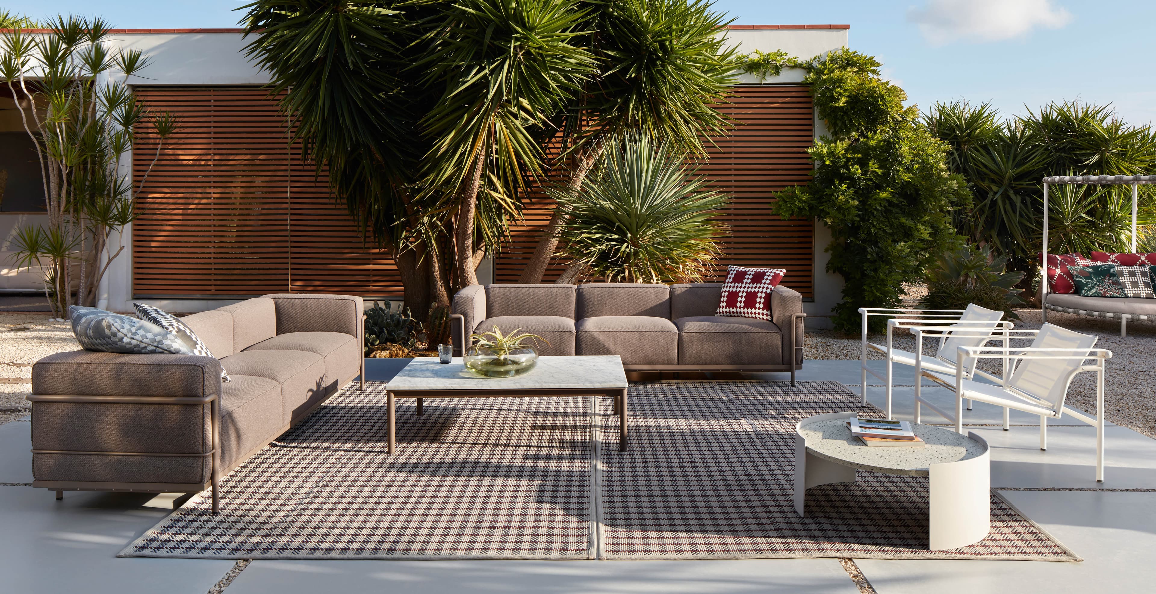 3 Fauteuil Grand Confort, grand modèle, trois places, Outdoor