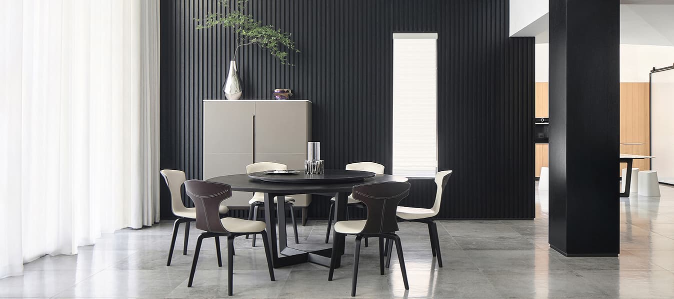 Bolero | Round table with Lazy Susan