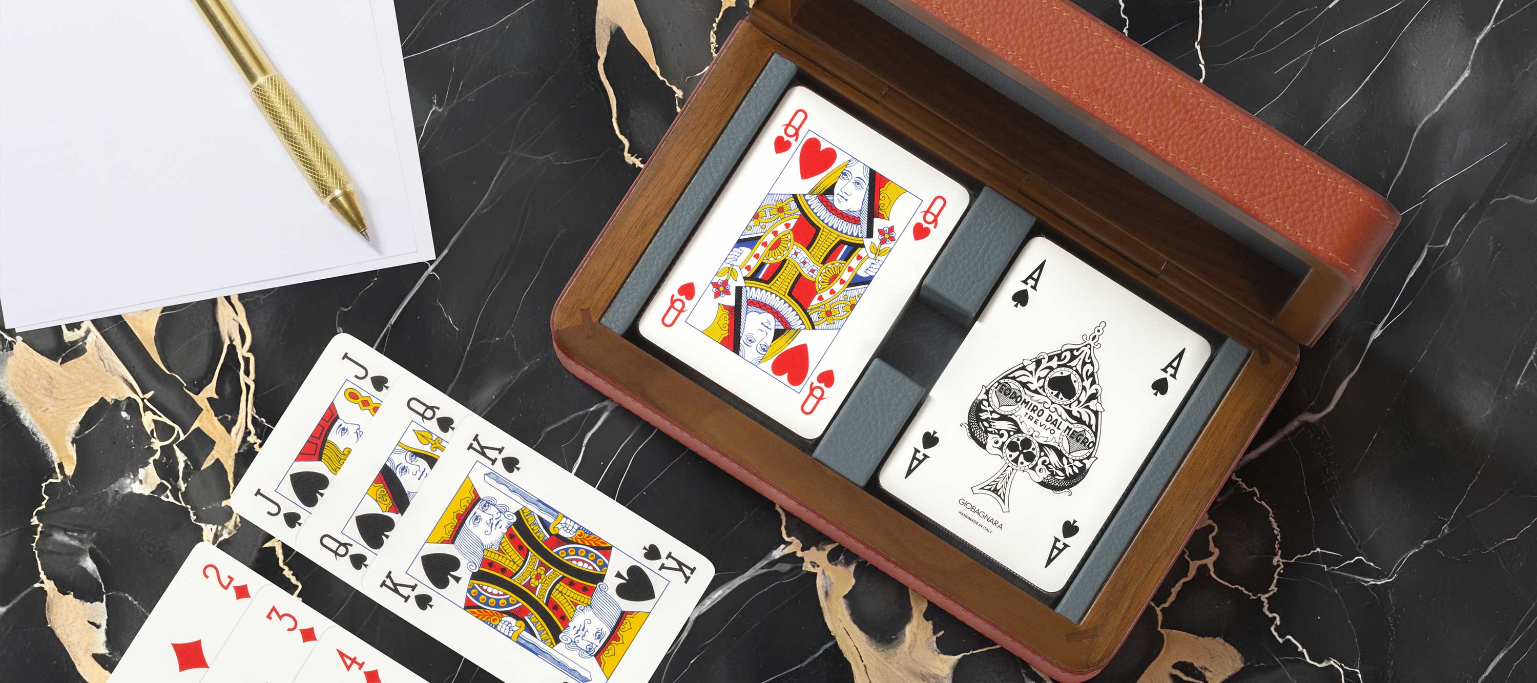 Games collection | Cards wooden box