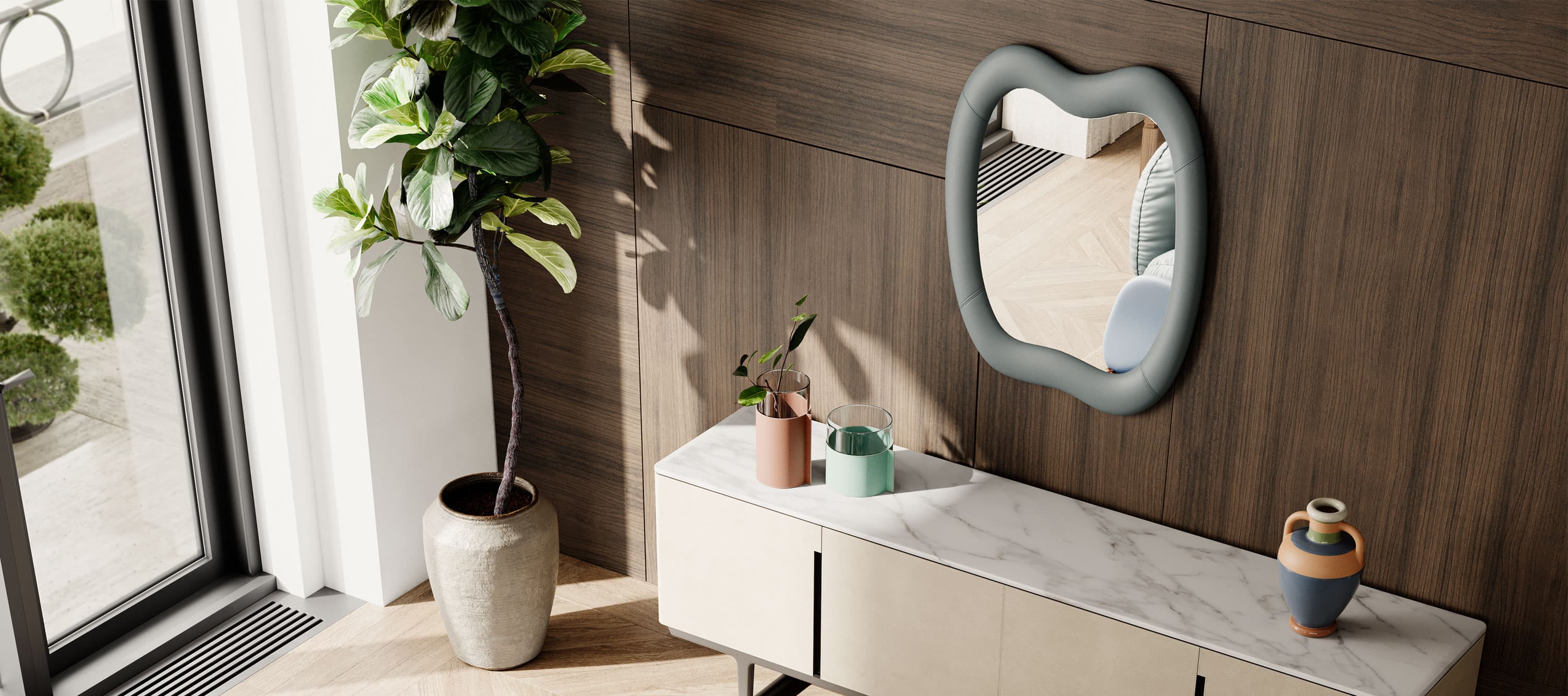 Squash | Wall mirror